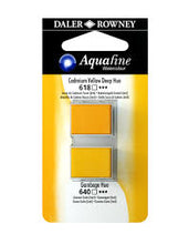 Load image into Gallery viewer, Daler Rowney - Aquafine Waltercolour Half Pans