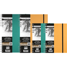 Load image into Gallery viewer, Daler Rowney Spiral Hard-Back Cover Sketch Book