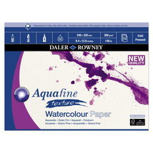 Load image into Gallery viewer, Daler-Rowney - Aquafine Watercolour Block Paper (Textured)