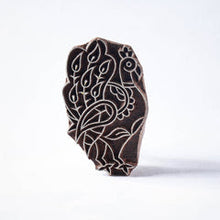 Load image into Gallery viewer, Hand-carved Teak Wood Block by Gangadhar