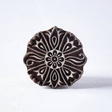 Load image into Gallery viewer, Hand-carved Teak Wood Block by Gangadhar