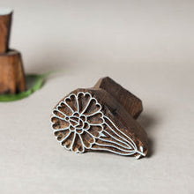 Load image into Gallery viewer, Hand-carved Teak Wood Block by Gangadhar