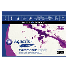 Load image into Gallery viewer, Daler Rowney - Aquafine Watercolour Texture Paper Pads