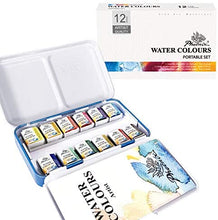 Load image into Gallery viewer, Phoenix Artists' Watercolour sets of 12 half pans