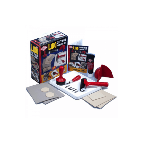 Essdee MasterCut Kit Per Intaglio Timbri E Linoleum, Completo Di Strumenti, Inchiostro E Blocchi, Per Principianti E Hobbisti