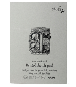 SM-LTart - Authentic Sketch pad Black 170gr * A5 * 30 sheets