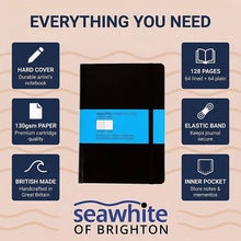 Load image into Gallery viewer, Seawhite of Brighton - Travel Journal, Alternate White/Lined Paper
