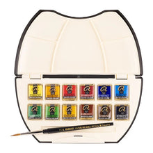 Load image into Gallery viewer, Royal Talens - Rembrandt Watercolour plastic pocket box set | 12 pans
