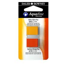 Daler Rowney - Aquafine Waltercolour Half Pans