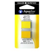 Daler Rowney - Aquafine Waltercolour Half Pans