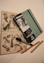 Load image into Gallery viewer, Daler Rowney Spiral Hard-Back Cover Sketch Book
