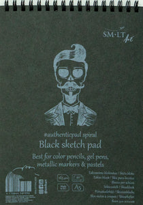 SMLT Black Spiral Pad A5