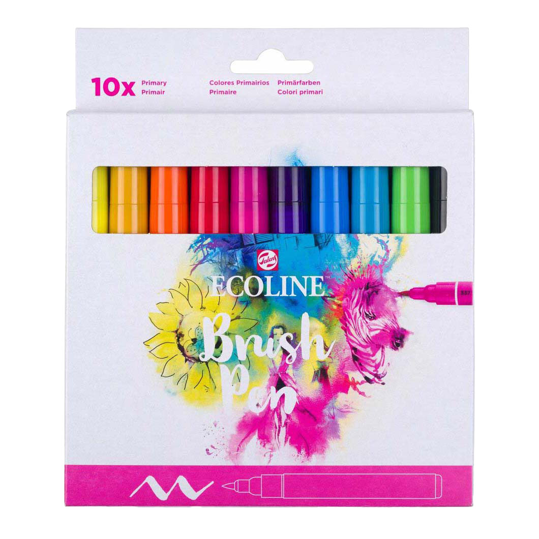 Royal Talens Ecoline Brush Pen Set x 10
