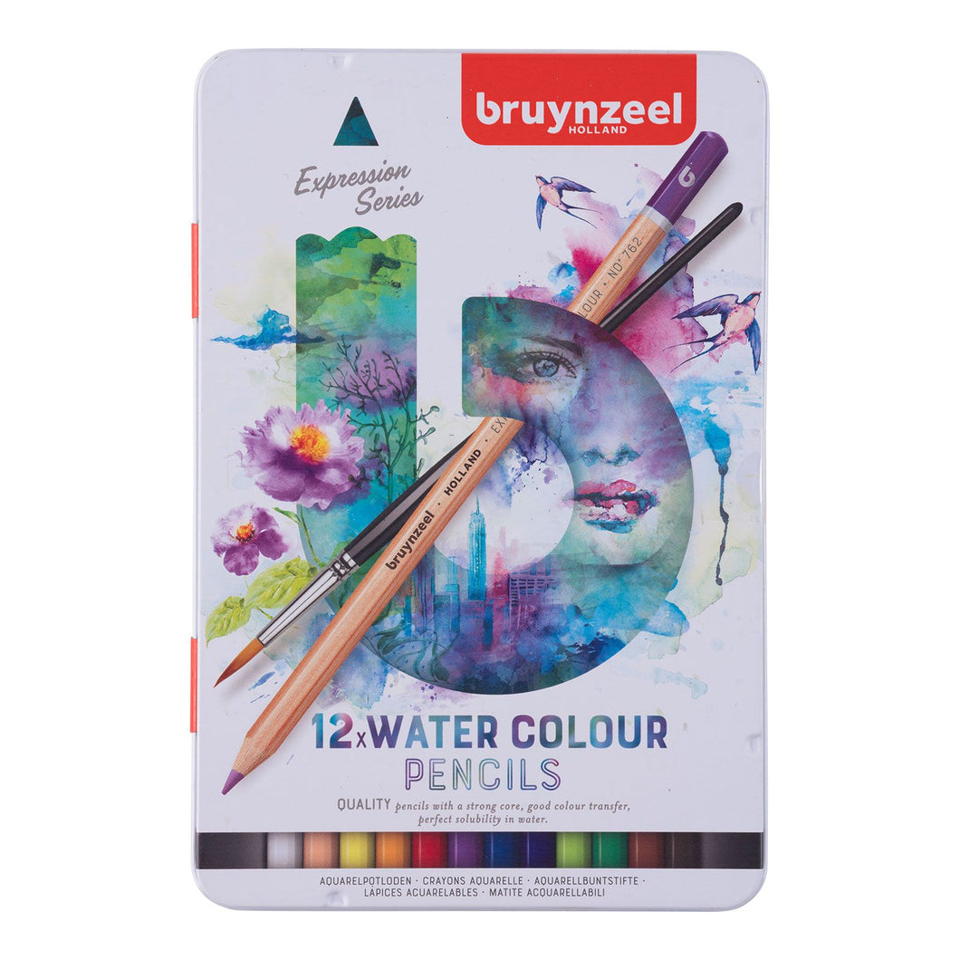 Bruynzeel Watercolour Pencil Sets - Expression Series.