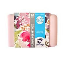 Load image into Gallery viewer, Royal Talens Van Gogh Floral Pocket Watercolour Box
