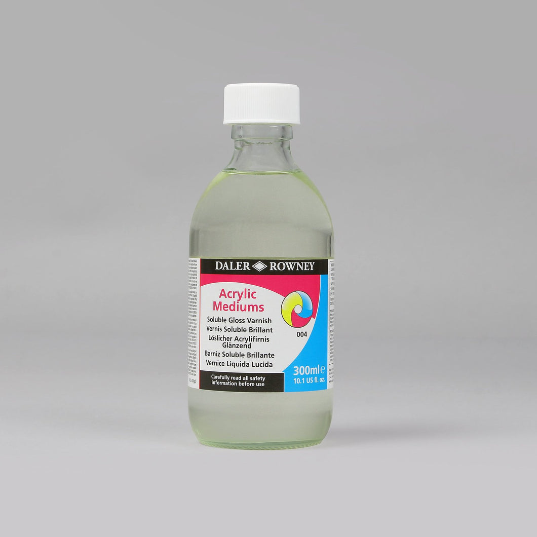 Daler-Rowney Soluble Gloss Varnish for Acrylics.