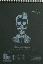 Load image into Gallery viewer, SMLT Art Black Paper Pad 165gsm
