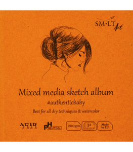 SM-LTart - Square Baby Mixed Media Sketch Album