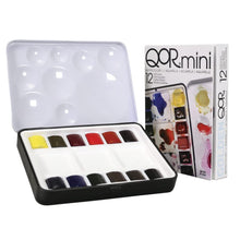 Load image into Gallery viewer, Golden QoR Mini Watercolour Set x 12 Half Pans
