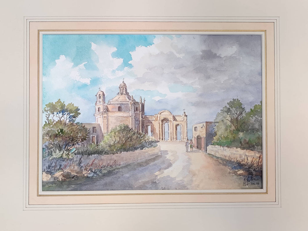 Edwin Galea - Original Watercolour (34 cm x 24 cm)