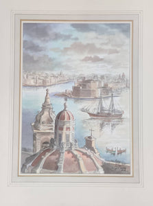 Edwin Galea - Original Watercolour (24 cm x 34 cm)