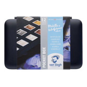 Royal Talens - Water Colour Pocket Box Specialty Colours with 12 Colours in Half Pans