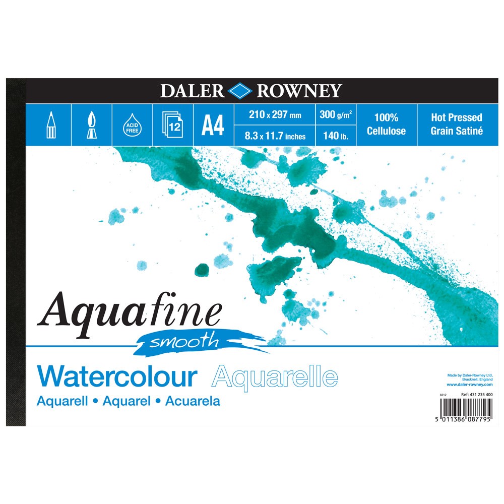 Daler Rowney - Aquafine Smooth Watercolour Pad