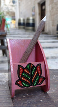 Load image into Gallery viewer, Madhubani Handpainted Wooden Pen Stand
