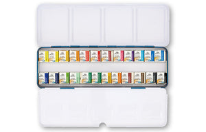 Phoenix Artists' Watercolour Set of 24 Half Pans