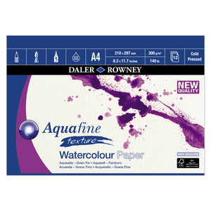 Daler Rowney - Aquafine Watercolour Texture Paper Pads