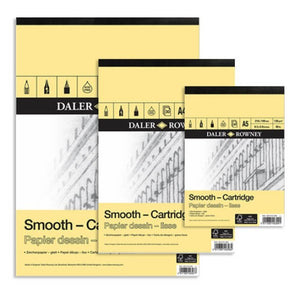 Daler Rowney - Smooth Cartridge Sketchbook - 130gsm - 30 Pages