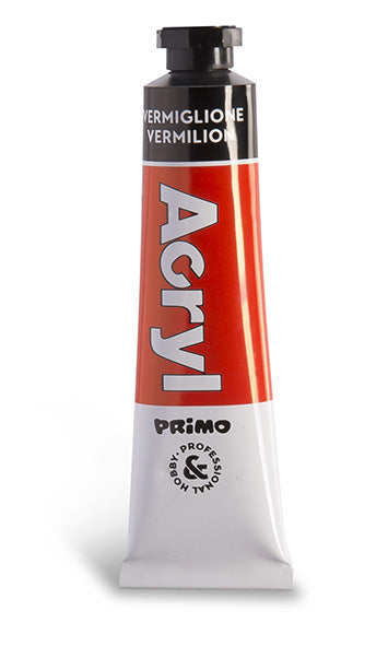 PRIMO Textile Flacon Peinture Acrylique 300 ml Bouchon Flux Control Rouge  Vermillon 300 - Tout Le Scolaire